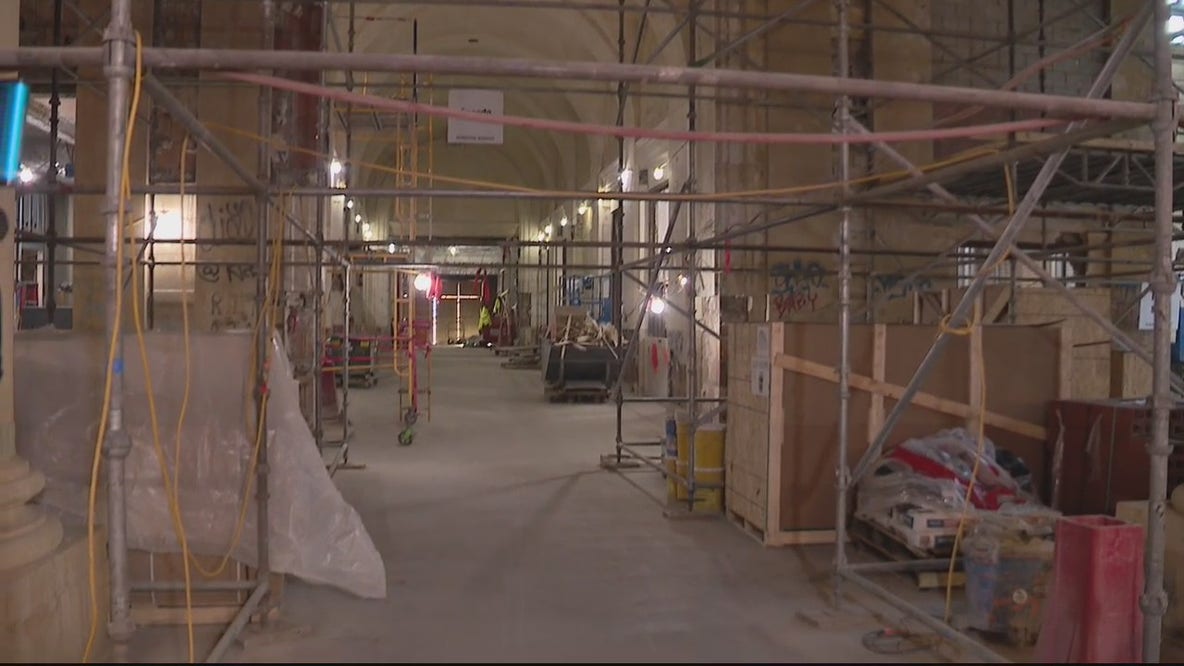 A look inside the transformation underway at the Michigan Central Train Depot